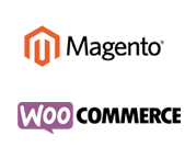 Системы, такие как   Magento   или   WooCommerce   позволяют создавать как простые, бюджетные электронные магазины, так и более обширные торговые платформы