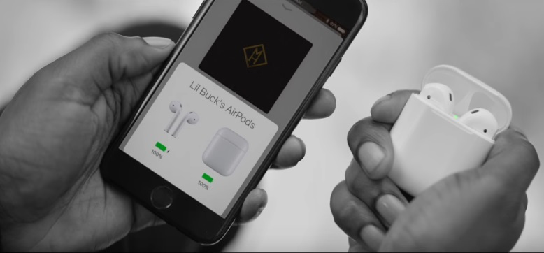 У смартфонах від Apple дії для підключення бездротових навушників практично ідентичні
