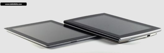 Обидва планшета обладнані стандартним набором датчиків, що включають в себе акселерометр, датчик гравітації, гіроскоп, компас і датчик освітленості