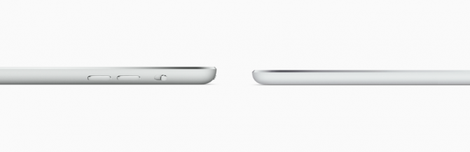 Товщина першого iPad в порівнянні з iPad Air 2   І навіть перший Air помітно товщі Air 2