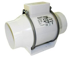Вентилятори Turbo (Dospel, Польща) - це побутовий вентилятор канального типу установки (монтується в вентиляційних каналах)
